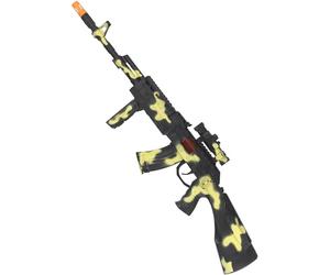 Smiffys Casques bleus, arme militaire, avec effet brillant, 59cm / 23in Halloween