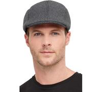 Smiffys Casquette plate ganster des années 20, Gris Halloween