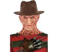 Smiffys Chapeau A Nightmare On Elm Street, Freddy Krueger, Fedora marron