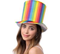 Smiffys - Chapeau haut de forme "Deluxe Pride" SM1159 (Taille unique) (Coloré)