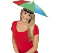 Adultes Nouveauté Chapeau Parapluie Imperméable Arc-en-Ciel Pêche Déguisement