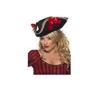Smiffys Chapeau sexy de pirate, noir Halloween