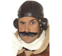 Smiffy's Chapeau Aviateur Pilote 1900 Marron Halloween Carnaval