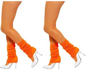 Smiffys Chaussettes Danse Oranges (Lot de 2)