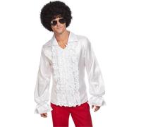 Smiffys - Chemise "60s" pour homme SM1737 (M) (Blanc)