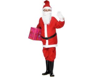 Smiffys Children's Santa Boy Costume, Jacket, Trousers, Hat & Belt, Santa