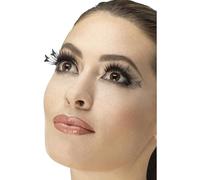Smiffys Cils, noirs, haut, papillon, contient de la colle