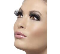 Smiffys Cils, noirs, style années 60, longs, colle incluse