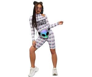Smiffys Combinaison moulante espace Fever Halloween