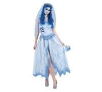 Smiffys Corpse Bride, déguisement d'Emily, Robe et serre-tête avec voile