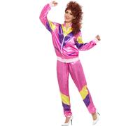 Smiffys - Costume "80s Height Of Fashion" - Femme SM2226 (34 FR - 36 FR) (Rose/Jaune/Violet)