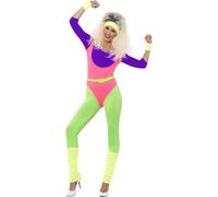 Smiffys - Costume "80s Work Out" - Femmes SM2246 (S) (Coloré)
