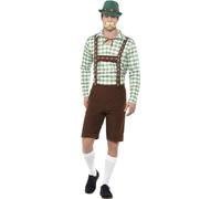 Smiffys - Costume "Alpine Bavarian" - Hommes SM1687 (XL) (Vert/Brun)
