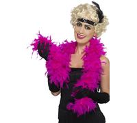 Smiffys - Costume boa à plumes SM3140 (taille unique) (Fuchsia)
