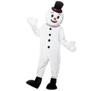 Géant de Luxe Noël Mascotte Charité Événement Bonhomme Neige Costume Déguisement
