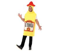 Smiffys Costume bouteille de tequila, avec tabard