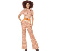 Smiffy's Déguisement chic authentique années 70 avec combinaison – Halloween, Carnaval