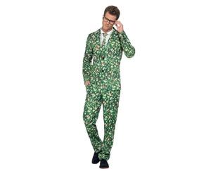 Smiffys Costume chou de Bruxelles, Vert, avec veste, pantalon et cravate Halloween