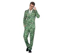 Smiffys Costume chou de Bruxelles, Vert, avec veste, pantalon et cravate Vert G