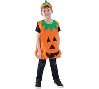 Smiffys Costume citrouille, avec combinaisonet chapeau Halloween, Carnaval