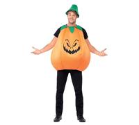 Smiffys Costume citrouille, Orangeet Vert, avec tuniqueet chapeau Halloween