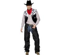 Smiffys Cowboy Costume, Black (Size M)