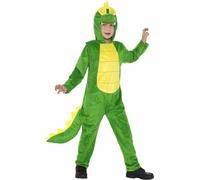 Smiffy's Costume Crocodile – Combinaison à capuche avec queue – Vert – Halloween, Carnaval