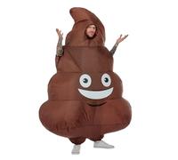 Smiffys Costume crotte gonflable, Marron, Combinaison Halloween