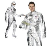 Smiffys Costume D’Astronaute Spation Silver M Combinaison L Robe De Fête
