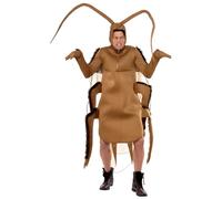 Smiffys Costume de cafard, marron, combinaison avec manches Halloween