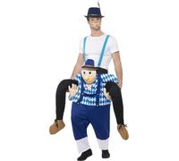 Smiffys - Costume de ferroutage - Hommes/femmes unie SM2620 (Taille unique) (Bleu)