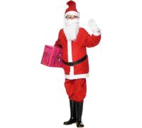 Santa Boy Costume, Male Large Age 9-12 Multicolore