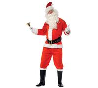 Smiffys Deluxe Santa Costume, Red (Size M)