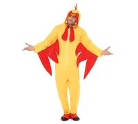 Smiffy's Déguisement de poulet tout-en-un avec capuche Halloween Taille M