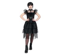 Smiffy's Costume de robe de bal gothique – Robe Halloween – Carnaval