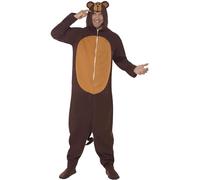 Smiffy's Costume Combinaison de singe tout-en-un avec capuche Halloween