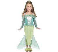 Smiffys Costume de sirène princesse, robe avec manches