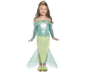 Smiffys Costume de sirène princesse, robe avec manches