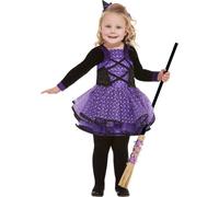 Smiffys - Costume de sorcière "Pretty" - Fille SM2193 (92) (Violet)