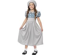 Smiffys Costume d'écolière victorienne pour fille SM1872 (146-152) (Gris)