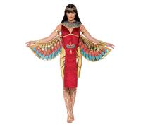 Smiffys Costume déesse épyptienne, avec robe, ailes, col et tiare
