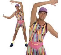 Smiffys Costume Déguisement 80s Rétro Homme Mr Energizer Années 90