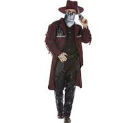 Smiffys - Costume "Deluxe Dark Spirit Western" - Hommes SM3094 (L) (Bourgogne rouge)