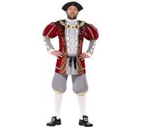 Smiffys Costume Deluxe d'Henry VIII, Rouge, avec Veste et Pantalon rouge G