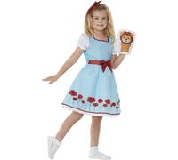 Smiffys - Costume "Deluxe" - Fille SM2047 (146-152) (Bleu/Blanc/Rouge)