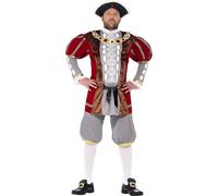 Smiffys - Costume "Deluxe Henry VIII" - Hommes SM2064 (L) (Rouge)