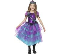 Smiffys - Costume "Deluxe Miss Halloween Prom" - Fille SM2556 (110-116) (Violet/Turquoise)