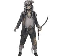Smiffys - Costume "Deluxe" pour homme SM2297 (L) (Gris)