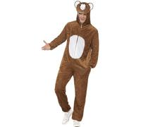 Smiffys Costume d'ours, comprend combinaison pantalon avec capuche Halloween