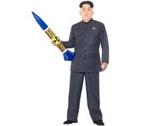 Smiffys Costume du dictateur, Gris, avec Pantalon et Veste